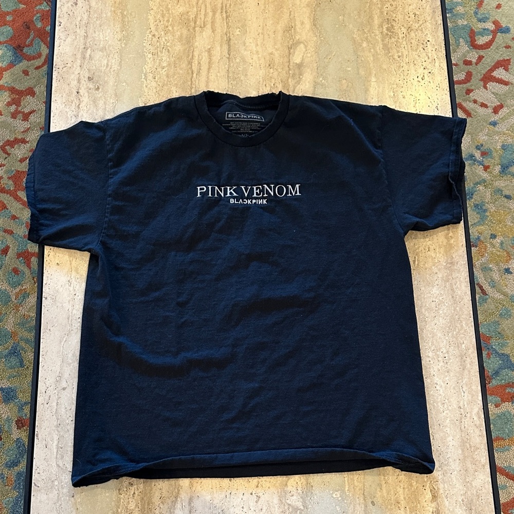 Blackpink black pink‎ pink Venom Graphic tee shirt k pop T-Shirt XL